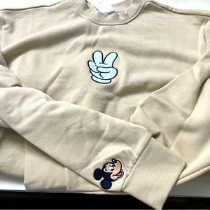 Disney Peace Sign Crewneck